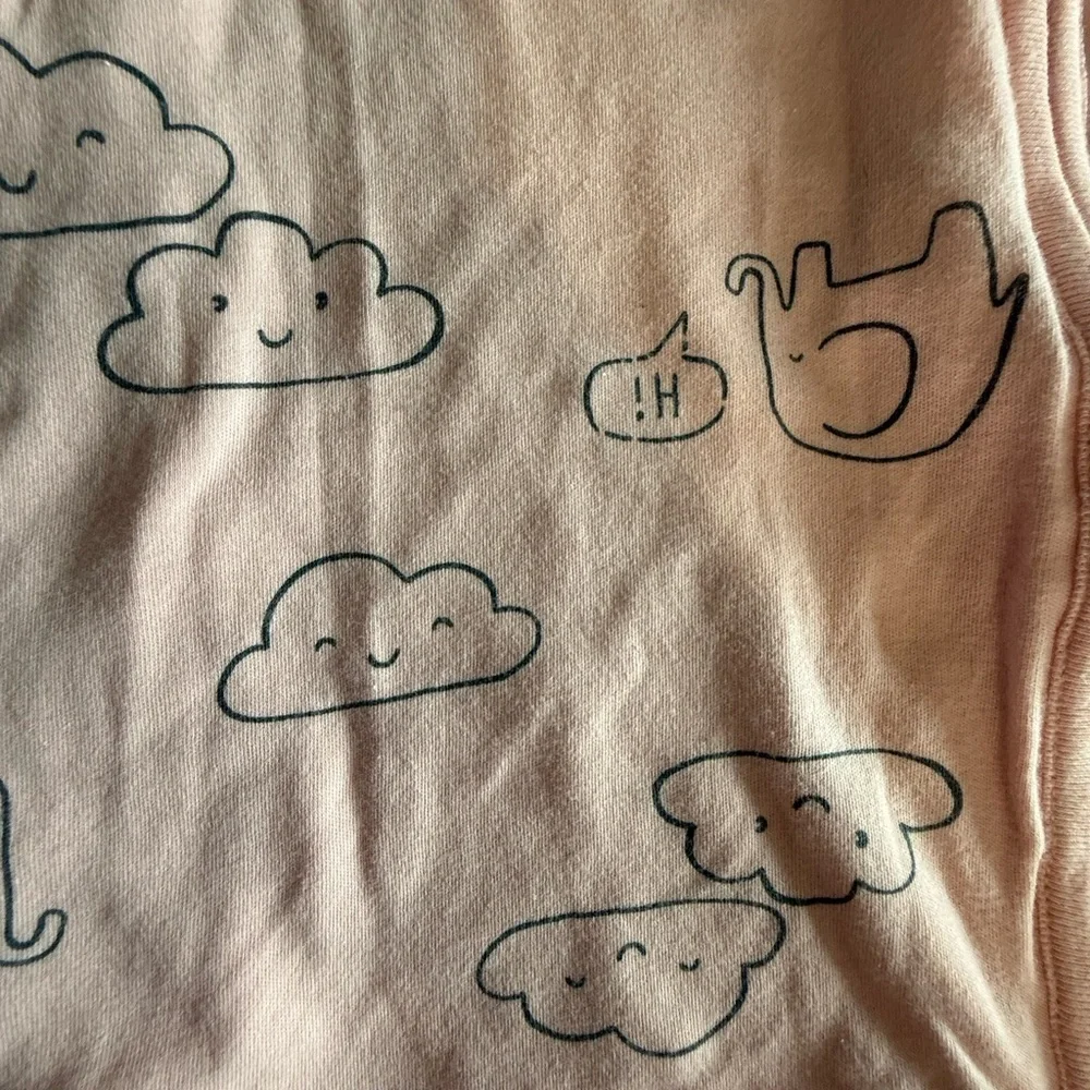 sleep sack Carter’s Baby Sleep Sack  Pink Elephant & Cloud Print Size Small 0 6M